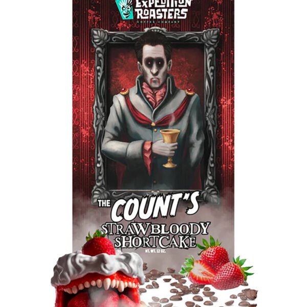 The Count's Strawbloody shortcake